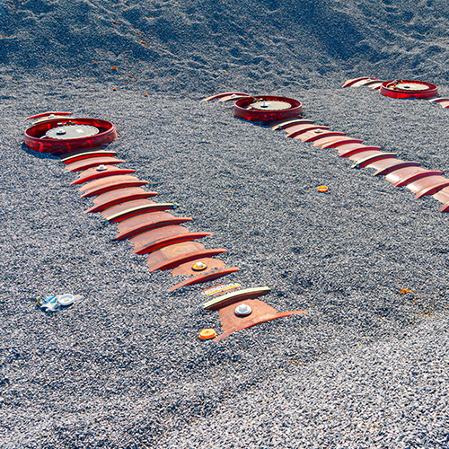 tops of underground storage tanks