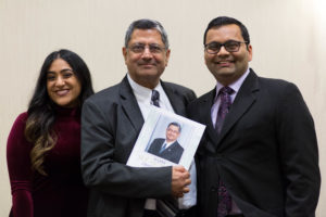 Ramani with IAS staff Radua Nazir and Karthik Easwar