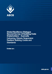 Global Resiliency Dialogue Second Survey of Building Code Stakeholders – Australia
