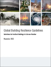 Global Building Resilience Guidelines