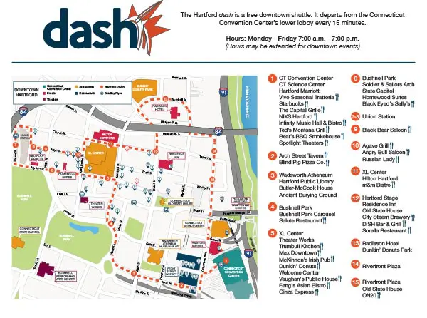 Hartford dash Shuttle