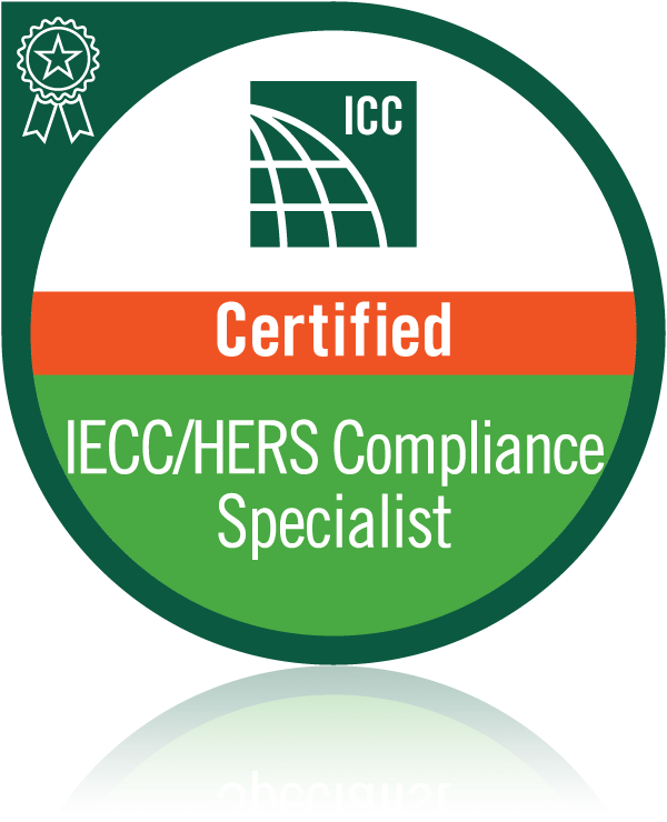 ICC Certified IECC/HERS Compliance Specialist