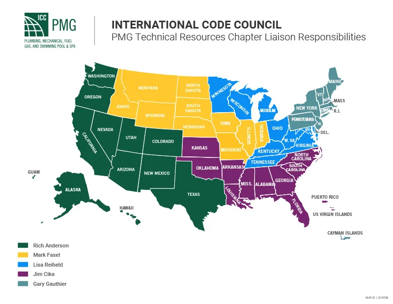International Code Council. PMG Technical Resources Chapter Liaison Responsibilities