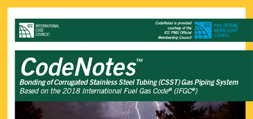 International Fuel Gas Code Sizing Chart