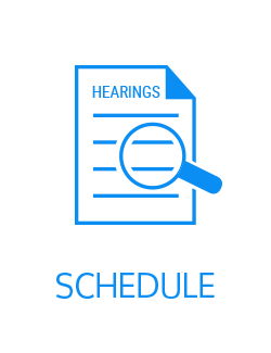 Hearings Schedule