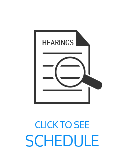 Hearings Schedule