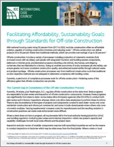 Factsheet: Facilitating Affordability, Sustainability Goals through Standards