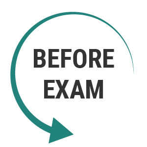 before exam
