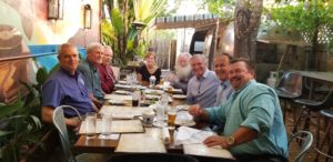 The Code Council hosts dinner for BOAPBC officers. Representatives from the village of Wellington, the city of West Palm Beach, the village of Royal Palm Beach, the city of Lake Worth, and Palm Beach County attended.