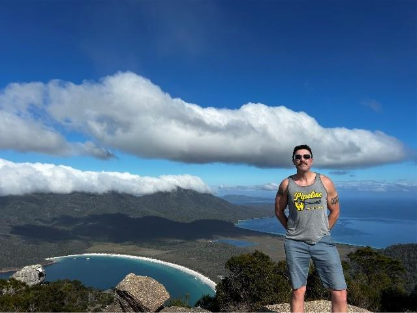 Mark Falcon in Tasmania, Australia.