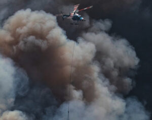 Australian bushfire. Photo: Queensland Fire and Emergency Services