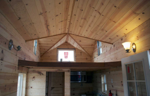 The dimensions of, access to, and egress from habitable lofts—a key design element of tiny houses—have long been a sticking point with building inspectors. Photo: Tomas Quinones, Flickr Creative Commons