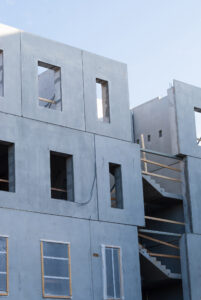Concrete and cement used for modular construction