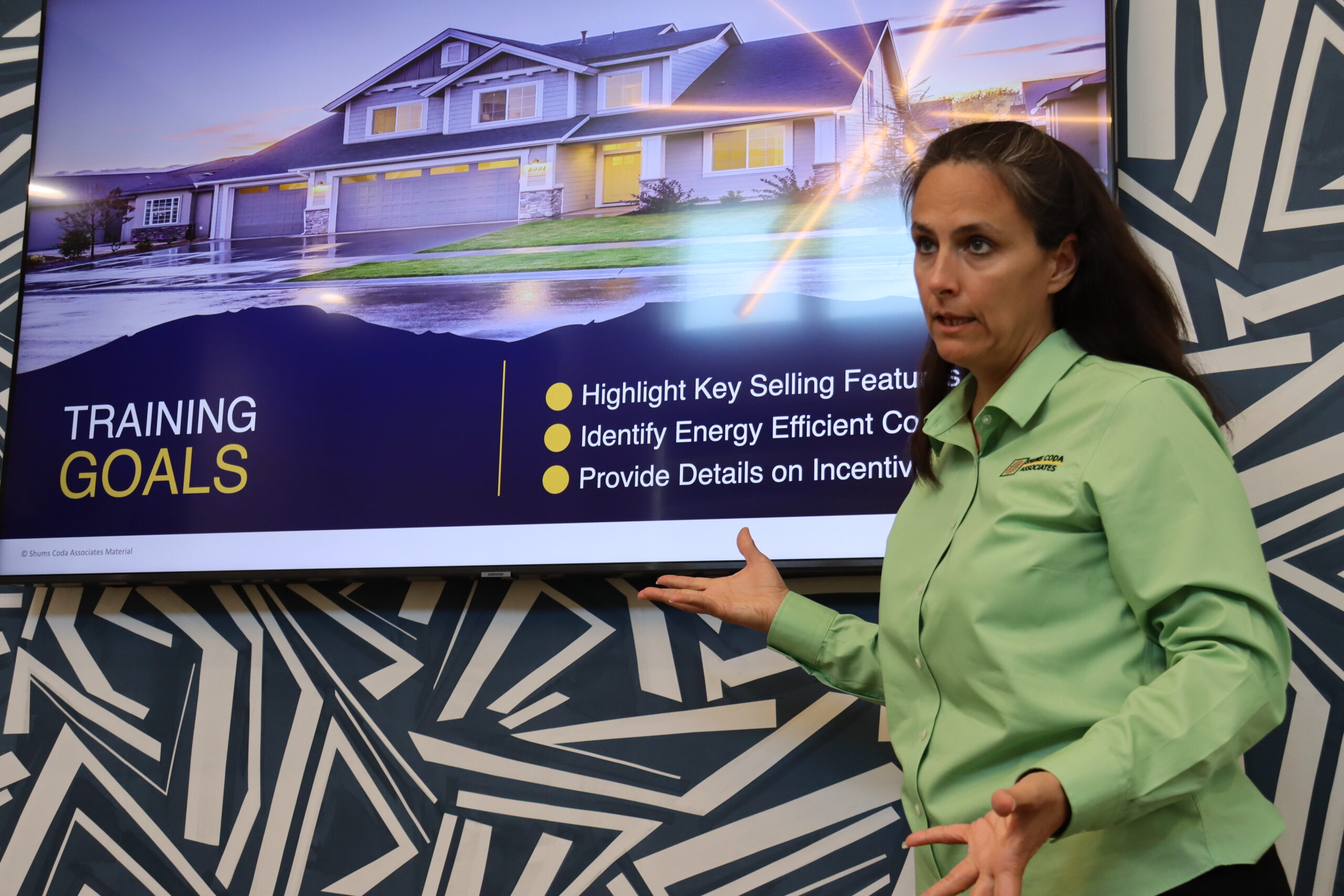 Hope Medina presenting