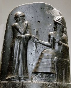 The first known building code was literally written in stone by King Hammurabi in Babylon, circa 1758 B.C.