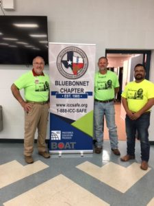 From left: Bobby Horner, inspection supervisor, city of Waco; Bobby Carpenter, Waco ISD GWAMA Building Sciences Program (Great Waco Advanced Manufacturing Academy); and Michael Carrillo, former TSTC building construction trades instructor (now instructor with Belton High School Building Trades Program).