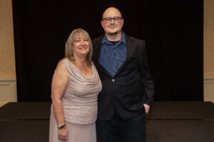 International Code Council Board Shadow Program participant Ed Green (right) with Code Council Board Director Shirley Ellis (left).