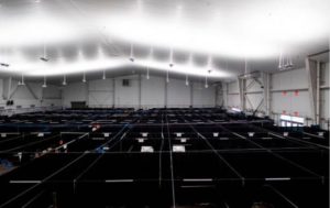 Beds are seen at a temporary hospital located at the USTA Billie Jean King National Tennis Center during the outbreak of the novel coronavirus in the Queens borough in New York City.