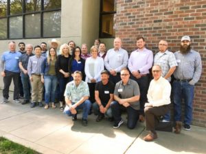 Christopher Landreth (standing, third from right) with the Building Officials Leadership Academy Class of 2019-2020.