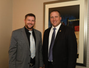 Board Shadow Program mentee Cole Cloward (left) with ICC Board Director Tom Peterson (right) during the 2017 ICC Annual Conference in Columbus, Ohio.