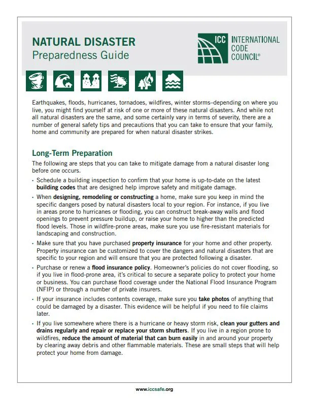 Natural Disaster Preparedness Guide