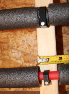 Pre-insulated pipe clamp