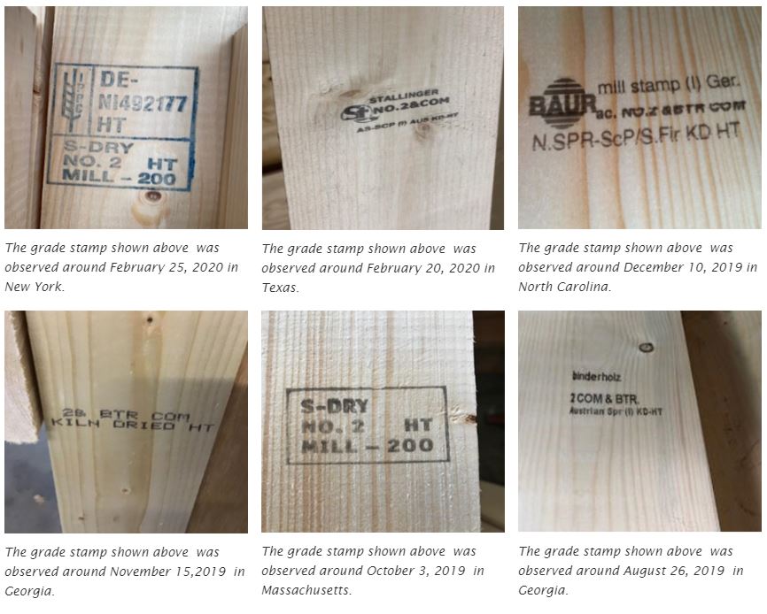 How to Read Lumber Grade Stamping