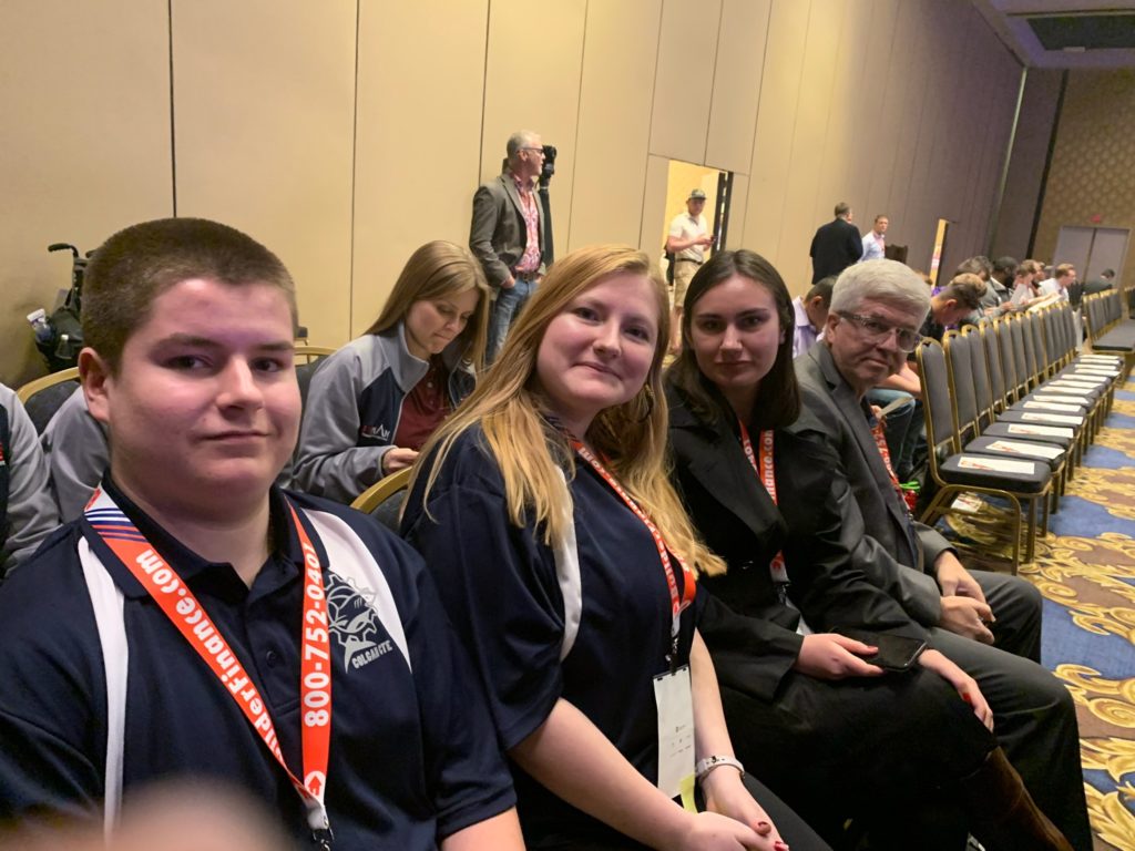 Virginia technical high school students compete at the International Builders Show