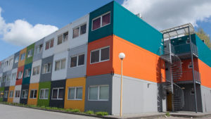 Repurposed shipping containers