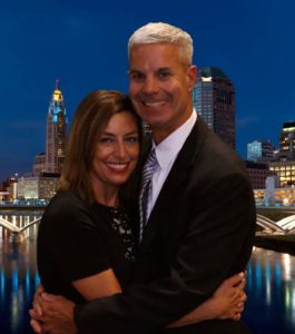 Johnny Goetz, former chief building official for the town of Truckee, with his fiance Shana.