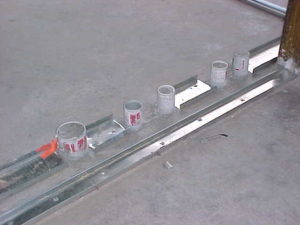 Firestopping, incompatible products
