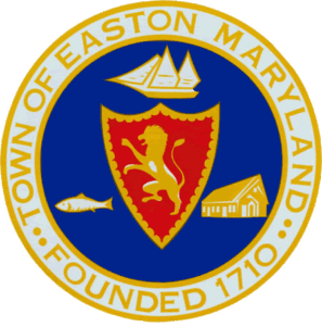TOWN OF EASTON MARYLAND. FOUNDED 1710