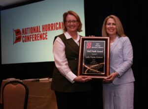 Chapman-Henderson, President and CEO of FLASH presented Neil Frank award