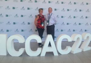 Christina Selby with Alex “Cash” Olszowy at the Code Council's Annual Conference in Louisville, KY.