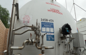 Liquid Hydrogen pressure vessel image from the Center for Hydrogen Safety, Hydrogen Tools