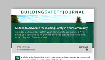BSJ History of Building Safety Month article