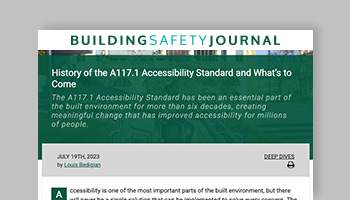 BSJ History of the A117.1 article