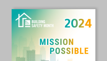 Building Safety Month Digital Poster