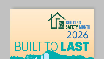 Building Safety Month Digital Poster