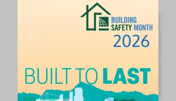 Building Safety Month Digital Poster