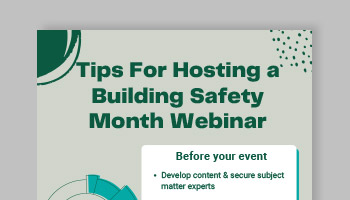 Tips for Hosting a Building Safety Month Webinar