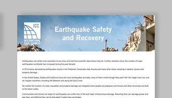 Earthquake Safety and Resources