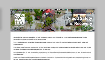 Flood Safety and Recovery
