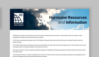 Hurricane Safety and Resources