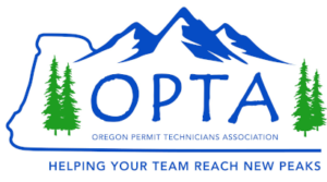 OPTA. Oregon Permit Technicians Association. Helping Your Team Reach New Peaks